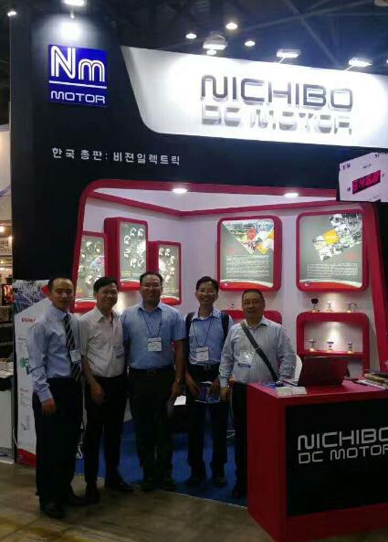 NICHIBO DC MOTOR joined 2017 International Material & Components industry Show